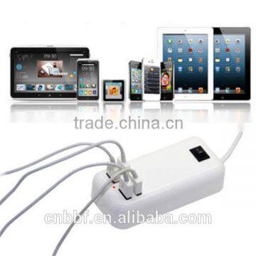 1.5M Desktop 4 Ports USB HUB AC Wall Power Charger Adapter US Plug With Switcher photo-5