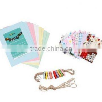 Wall Deco DIY Paper Photo Frame With Mini Clothespins photo-2