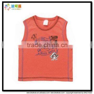 BKD printing cotton infant vest t-shirt