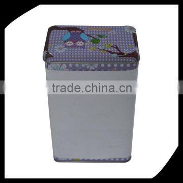 Nice small square tea tin box/Square Tin Box Small Metal Tin Boxes Square Candy Box