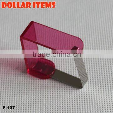 Set Of 4 Plastic Table Cloth Clips