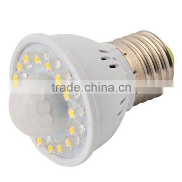 E27 1W led sensor light/Motion controlled,warm white or cool white