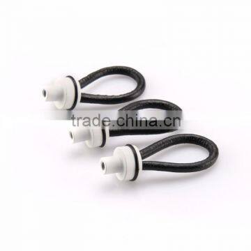 Superior Quality Custom Made Single Hole Furniture Leather Knobs photo-4
