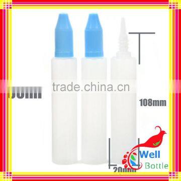 plastic unicorn bottle with ldpe bottle 30ml with pen dropper bottle