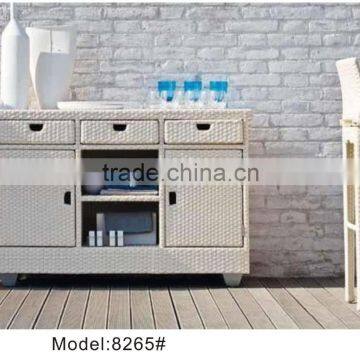 Rattan Hotel towel storage locker anti rust aluminum towel storage locker