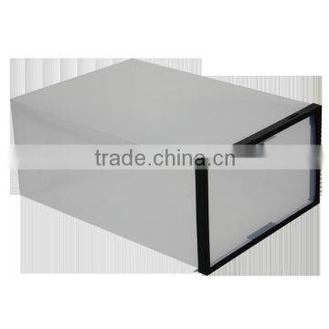 2016 Hot Selling Plastic Stransparent Shoe Box ,shoe Storage Box in PP ,PP Storage Shoe Organizer photo-2