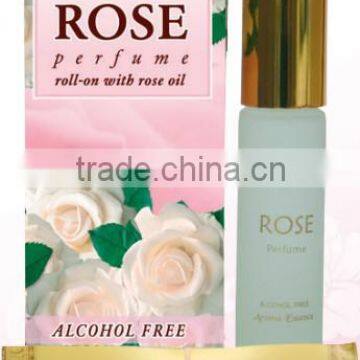 Alcohol free Perfume "ROSE"- white, 8ml. Paraben Free. Made in EU. Private Label Available.