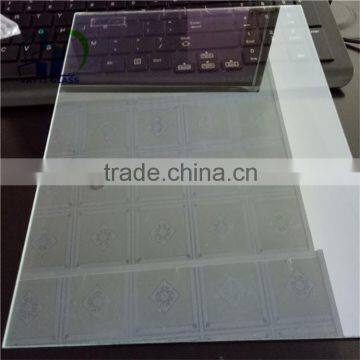 3mm extra clear mirror glass for teleprompter one-way mirror glass