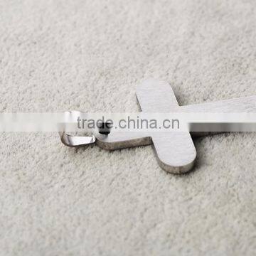 Touchlove New Arrival Engraved Cross Custom Stainless Steel Pendant Necklace photo-4