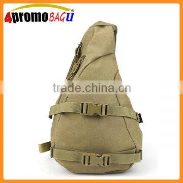 Army green canvas sling backpack products hot sales