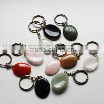 GEMSTONE KEY-CHAIN WORRY STONES