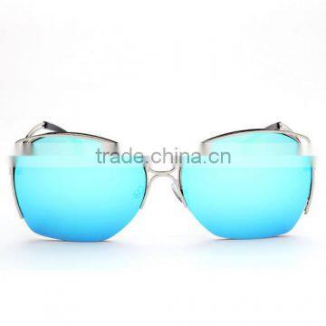 Hot full hollow metal frog sunglasses