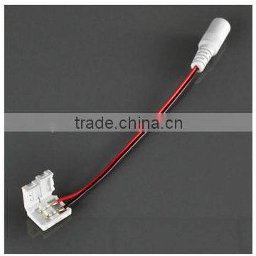 2Pin Connector Cable To DC Female Adapter For Single Color 5050 LED Light Strip