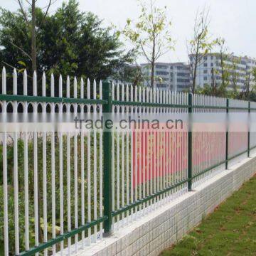 top quality galvanized wrought iron fence/garden iron fencing--ISO cetificate