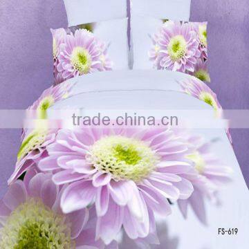 3d luxuary and huge plain reactive printed bedding sets