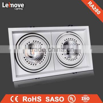 New design Ac100-240V led rectangular downlight with 24w