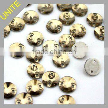 UNITE Rivoli Sew-on Crystal Stone for Shoes Light Tea color