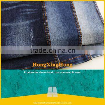 NO.A2113 Indigo Denim 99% Cotton 1% Spandex Knitted Fabric Buy Fabric From China