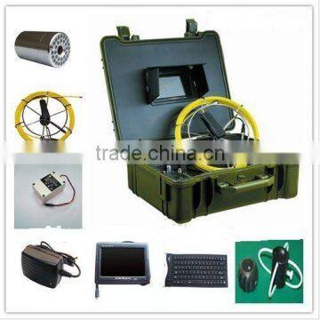 Staniless Steel Lens 40M Underwater Inspection Camera/Pipe And Wall Inspection/ Snake Video Pipe Inspection Camera System PD-710