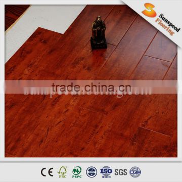 super grade12mm AC3 fashioin pattern with high gloss glitter laminate flooring