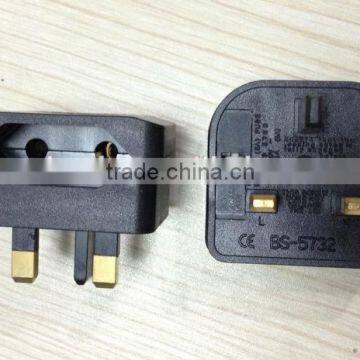 FUSE 3A 5A 2pin to 3 pin plug travel power converter