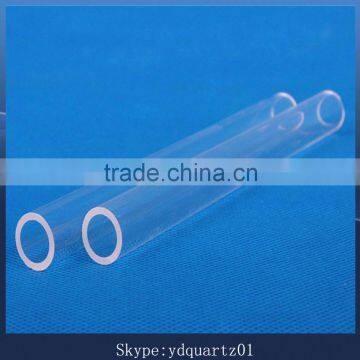 Hot sale clear quartz tube price