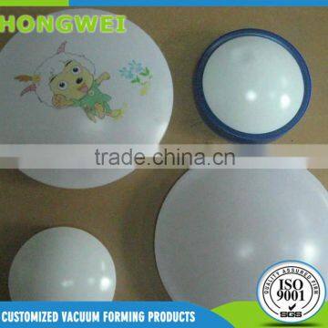 beautiful thermoforming plastic round lamp shade