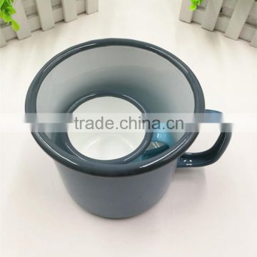 FDA Enamelware Custom Logo Printing Enamel Mug Enamel, Camping Mugs Colourful Mug Cups Wholesale