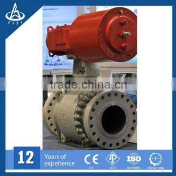 Gear Operated Ball Valve Oil and Gas Pipeline