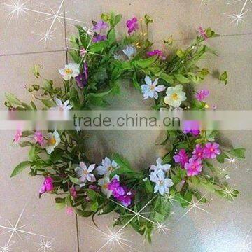 Artificial Flower Wreaths for daily decoration