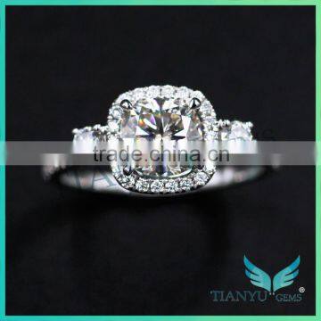 Custom Moissanite Jewelry Cheap Best Forever Brilliant Moissanite Youtube Moissanite 4 Carat Moissanite Ring photo-3