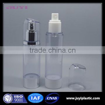 30ml/50ml/80ml/100ml/120ml plastic cosmetic airless bottle,plastic round airless bottle,cosmetic packaging bottle