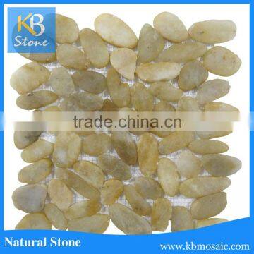 yellow onyx pebble natural stone pieces