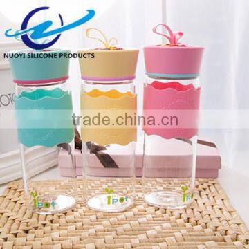 Hot Sale Creative Silicone Portable Water Bottle Drinkware Silicone Cup Sleeve Sleeve photo-5