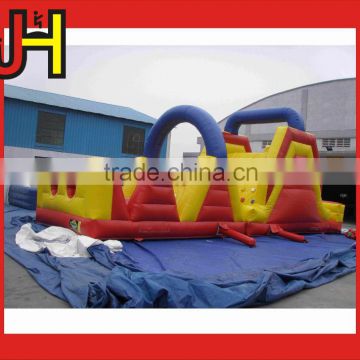 2015 new product obstacle course/ inflatable obstacle combo with slide