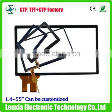 Custom size touch screen 2'', 3.5'', 4.3'', 5'', 7'', 10.1'' ,12'',13.3'',14'',15'' for industrial