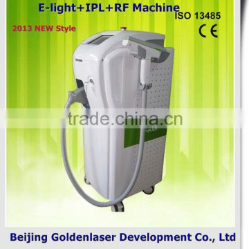 2013 New Design Multi-Functional Beauty Skin Rejuvenation Equipment E-light+IPL+RF Machine Anti Cellulitis Women