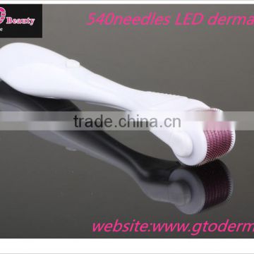 GTO hot sale 540 needles replaceable led magic derma roller