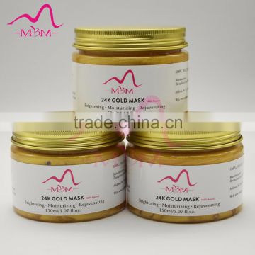 2017 Free Samples Gold Collagen Facial Mask For Firming Brightening For Salon Spa