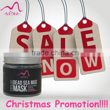 Christmas Promotion!!!!! Fashion Beauty Skin Dead Sea Mud Deep Cleaning Black Collagen Crystal Facial Mask