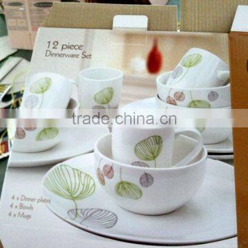 Bone China tableware with beautiful design.Tableware type fashion new bone china dinnerware