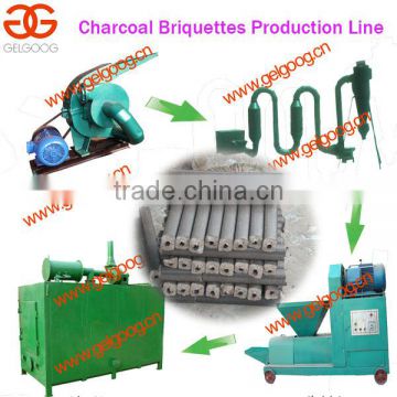 Charcoal production line design briquette production line