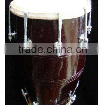 18 BOLT TUNED MADE WITH MANGO WOOD DHOLKI YOGA BHAJAN KIRTAN MANTRA INDIAN MUSICAL INSTRUMENT DHOLAK DRUMS photo-2