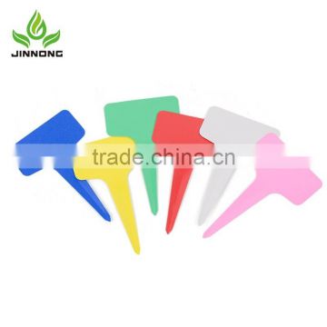 colorful plastic plant T labels