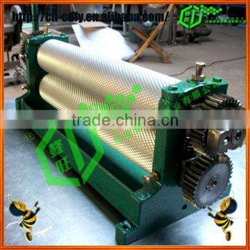 Hot selling Beeswax Foundation Manual Coining Mill Machine for Beeswax Foundation Sheet Making