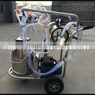 Double Bucket Milking Machine for cows