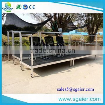 aluminium frame outdoor/indoor used bleachers for sale