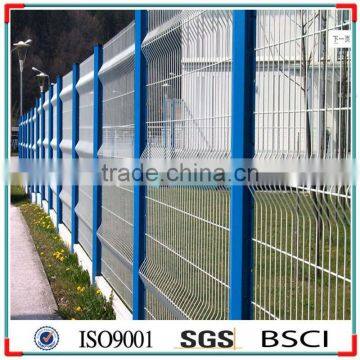 Green Vinyl Coated Welded Wire Mesh Fence/pvc Coated 1x1 Wire Mesh Fencing photo-3