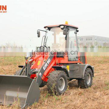 Qingdao Everun Wheel Loader ER16 Mini Front End Loader With Drum Folder photo-3