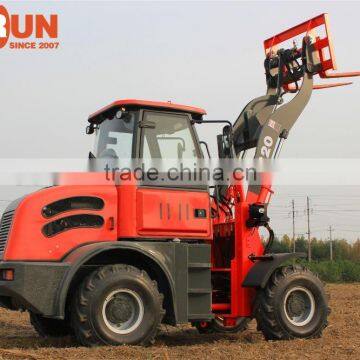 2.0 Ton Qingdao Everun Farm Machinery Small Snow Shovel Loader With Tyre Chain photo-4